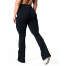 Relode Aura Seamless Flared Tights Black-Naisten trikoot ja leggingsit-Relode-S-Aminopörssi