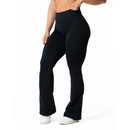Relode Aura Seamless Flared Tights Black-Naisten trikoot ja leggingsit-Relode-S-Aminopörssi