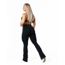 Relode Aura Seamless Flared Tights Black-Naisten trikoot ja leggingsit-Relode-S-Aminopörssi