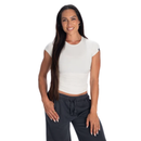 Better Bodies Tapered Tee White*-Naisten t-paita-Better Bodies-S-Aminopörssi