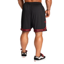 Better Bodies Basketball Shorts 6'', Black/Red *-Miesten shortsit-Better Bodies-S-Aminopörssi