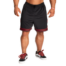 Better Bodies Basketball Shorts 6'', Black/Red *-Miesten shortsit-Better Bodies-S-Aminopörssi