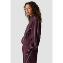 ICIW Contrast track Jacket Women, Dark Burgundy