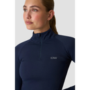 ICIW Define Seamless 1/4 Zip Midnight Blue-Naisten pitkähihaiset ja hupparit-ICANIWILL-XS-Aminopörssi