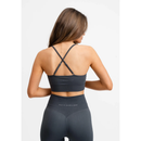 Drop of Mindfulness Signature Seamless Bra, Iron Grey-Naisten urheiluliivit-Drop of Mindfulness-XS-Aminopörssi