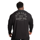 GASP Iron Camp Raglan Long Sleeve, Black*-Miesten hupparit ja pitkähihaiset-GASP-S-Aminopörssi