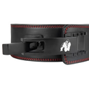 Gorilla Wear 4 Inch Premium Leather Lever Belt - Black-Nostovyö-Gorilla Wear-S/M-Aminopörssi