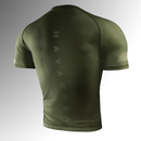 Hayabusa Men’s Core Short Sleeve Rash Guard Green-Kamppailuvaatteet-Hayabusa-S-Aminopörssi