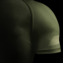 Hayabusa Men’s Core Short Sleeve Rash Guard Green-Kamppailuvaatteet-Hayabusa-S-Aminopörssi
