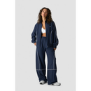 ICIW Contrast Straight Leg Pants Midnight Blue-Naisten housut-ICANIWILL-S-Aminopörssi