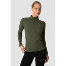 ICIW Define seamless 1/2 zip Chaki Green-Naisten pitkähihaiset ja hupparit-ICANIWILL-XS-Aminopörssi