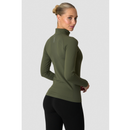 ICIW Define seamless 1/2 zip Chaki Green-Naisten pitkähihaiset ja hupparit-ICANIWILL-XS-Aminopörssi
