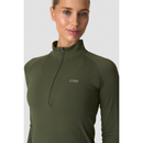 ICIW Define seamless 1/2 zip Chaki Green-Naisten pitkähihaiset ja hupparit-ICANIWILL-XS-Aminopörssi