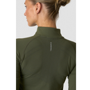 ICIW Define seamless 1/2 zip Chaki Green-Naisten pitkähihaiset ja hupparit-ICANIWILL-XS-Aminopörssi