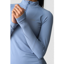 ICIW Define Seamless 1/4 Zip Metal Blue-Naisten pitkähihaiset ja hupparit-ICANIWILL-XS-Aminopörssi