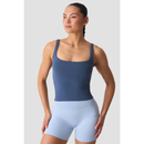ICIW Smooth Seamless 2-in-1-Tank Dusty Twillight Blue-Naisten lyhythihaiset ja topit-ICANIWILL-XS-Aminopörssi