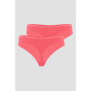 ICIW Everyday Seamless Thong, 2-pack Pink Peach-Naisten alusasut-ICANIWILL-XS-Aminopörssi