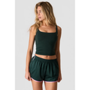 ICIW Smooth Seamless 2-in-1-Tank Wet Green-Naisten lyhythihaiset ja topit-ICANIWILL-XS-Aminopörssi