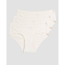 ICIW Invisible Hipster 3-pack, white-Naisten alusasut-ICANIWILL-M-Aminopörssi