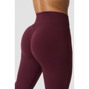 ICIW Smooth seamless Flared Tights Dark Mahogany-Naisten trikoot ja leggingsit-ICANIWILL-XS-Aminopörssi