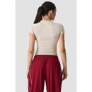 ICIW Smooth Seamless Tee Light Beige-Naisten lyhythihaiset ja topit-ICANIWILL-XS-Aminopörssi