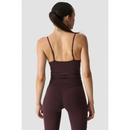 ICIW Smooth Seamless 2-in-1 Strappy Tank Espresso-Naisten lyhythihaiset ja topit-ICANIWILL-XS-Aminopörssi