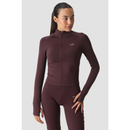 ICIW Smooth Seamless Zip Jacket W, Espresso