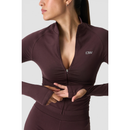 ICIW Smooth Seamless Zip Jacket W, Espresso
