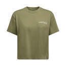 La Sportiva Since 1928 Crop T-Shirt, Cypress/Chalk-Naisten paita-La Sportiva-XS-Aminopörssi