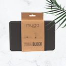 Myga Foam Yoga Block, Black-Joogablokki-Myga-Aminopörssi