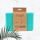 Myga Foam Yoga Block, Turkoosi-Joogablokki-Myga-Aminopörssi