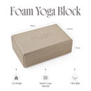 Myga Foam Yoga Block, Wood-Joogablokki-Myga-Aminopörssi