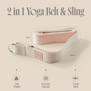 Myga 2-in-1 joogavyö ja kantohihna, Blush-Joogavyö-Myga-Aminopörssi