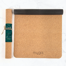 Myga Travel Cork on Rubber Yoga Mat-Matkajoogamatto-Myga-Aminopörssi