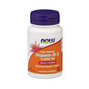 Vitamin D-3 2000 IU (50 µg), 240 kaps.-D-vitamiini-NOW® Foods-Aminopörssi