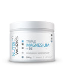 Nutri Works Triple Magnesiumjauhe +B6, 200 g-Magnesium-Nutri Works-Aminopörssi