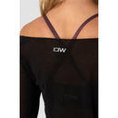 ICIW Nimble Thin Long Sleeve Black-Naisten pitkähihaiset ja hupparit-ICANIWILL-XS-Aminopörssi