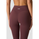 ICIW Nimble V-Shape No-rise Tights Dull Berry Red-Naisten trikoot ja leggingsit-ICANIWILL-XS-Aminopörssi
