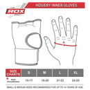 RDX IS Gel Padded Inner Gloves Hook & Loop Wrist Straps, Black-Käsisiteet-RDX-S-Aminopörssi