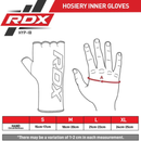RDX HI Inner Gloves Hand Wraps, Black-Käsisiteet-RDX-S-Aminopörssi