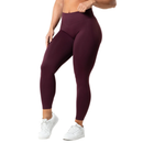 Relode Aura Seamless Scrunch Tights Fig Red-Naisten trikoot ja leggingsit-Relode-XS-Aminopörssi