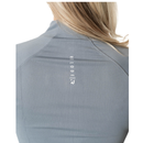 Relode Aura Seamless Zip Longsleeve - Slate Grey-Naisten pitkähihaiset ja hupparit-Relode-S-Aminopörssi