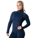 Relode Aura Seamless Zip Longsleeve - Midnight Blue-Naisten pitkähihaiset ja hupparit-Relode-S-Aminopörssi