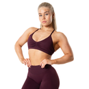 Relode Aura Seamless Sports Bra Fig Red-Naisten urheiluliivit-Relode-XS-Aminopörssi