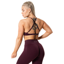 Relode Aura Seamless Sports Bra Fig Red-Naisten urheiluliivit-Relode-XS-Aminopörssi