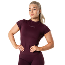 Relode Aura Seamless T-shirt Fig Red-Naisten lyhythihaiset ja topit-Relode-S-Aminopörssi