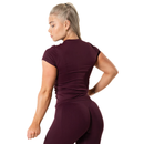 Relode Aura Seamless T-shirt Fig Red-Naisten lyhythihaiset ja topit-Relode-S-Aminopörssi