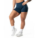 Relode Hybrid Seamlesss SCRUNCH Shorts, Navy-Naisten shortsit-Relode-XS-Aminopörssi