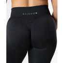 Relode Hybrid Seamless SCRUNCH Trikoot, Jet Black-Naisten trikoot ja leggingsit-Relode-XS-Aminopörssi