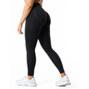 Relode Hybrid Seamless SCRUNCH Trikoot, Jet Black-Naisten trikoot ja leggingsit-Relode-XS-Aminopörssi